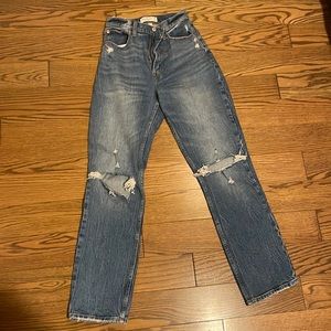 Curve Love 90s Ultra High Rise Straight Jeans